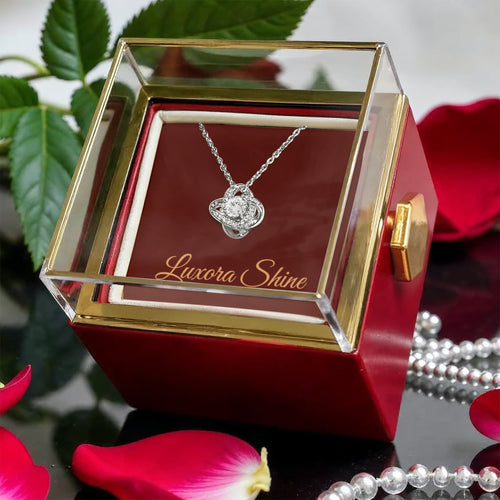 Beautiful necklace in a luxurious box